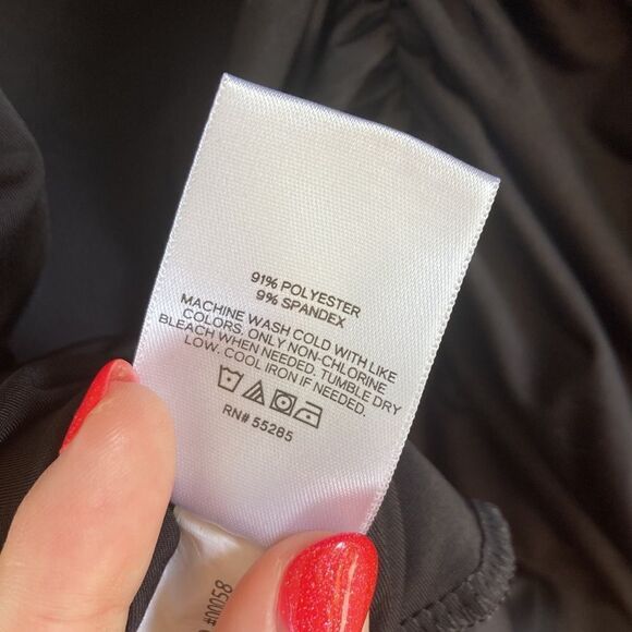 Express Body Contour Compression Ruched Bodysuit With Bra Cups-black - Picture 12 of 14